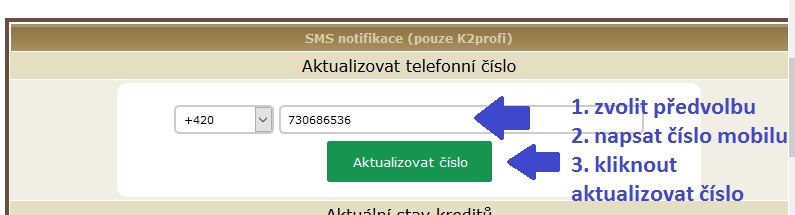 SMS tipy z K2profi - 2